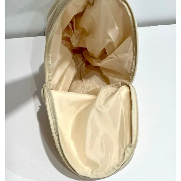 NWT PINK Victoria's Secret Cream and Green weekender Duffel Bag Adjustable Strap - Picture 11 of 13